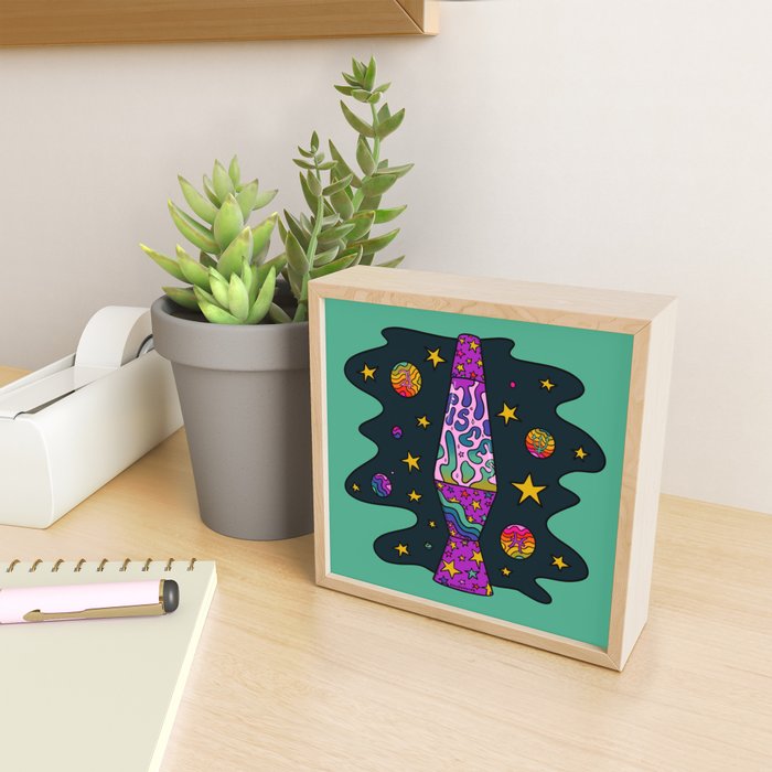 Pisces Lava Lamp Mini Art Print Gallery Image 2