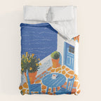 Coffee with a view Duvet Cover Gallery Image 6