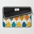 Retro Fish Mid Century Modern Multicolor Abstract Pattern Laptop Sleeve Gallery Image 2