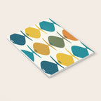 Retro Fish Mid Century Modern Multicolor Abstract Pattern Notebook Gallery Image 3