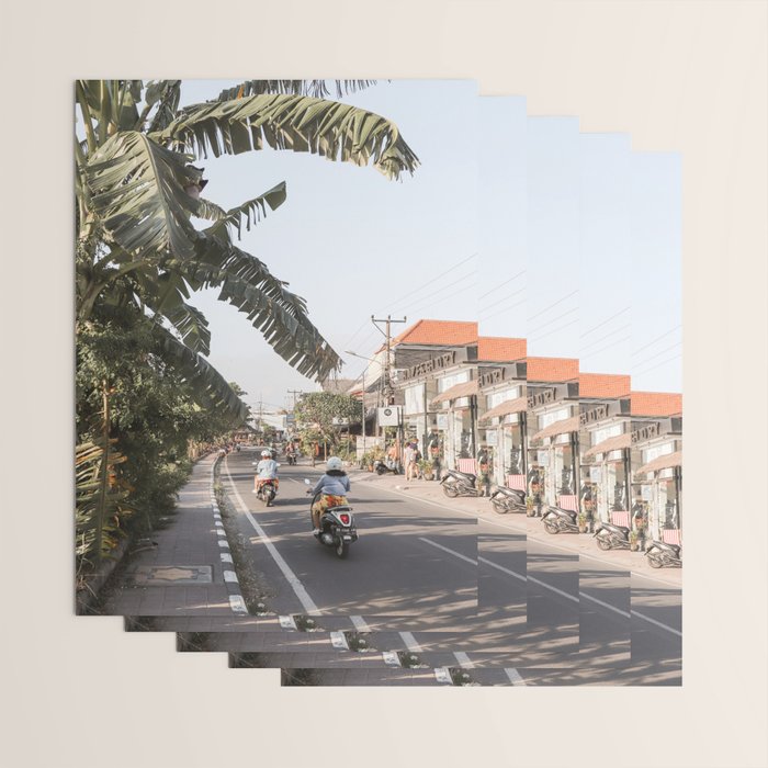 Tropical Road On Bali Island Art Print | Summer Holiday Photo | Digital Indonesia Travel Photography Wrapping Paper Gallery Image 3