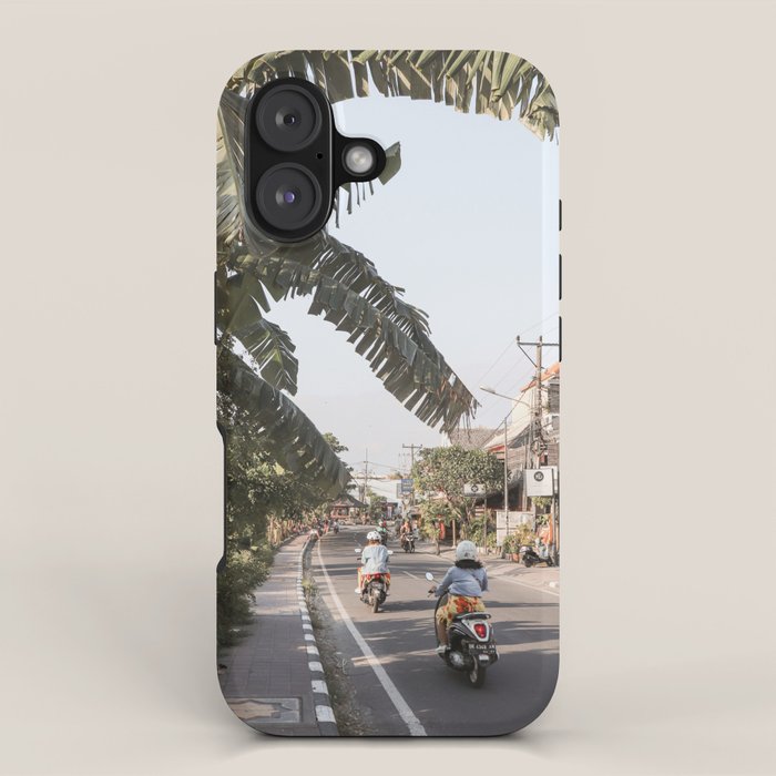 Tropical Road On Bali Island Art Print | Summer Holiday Photo | Digital Indonesia Travel Photography iPhone Case Gallery Image 1
