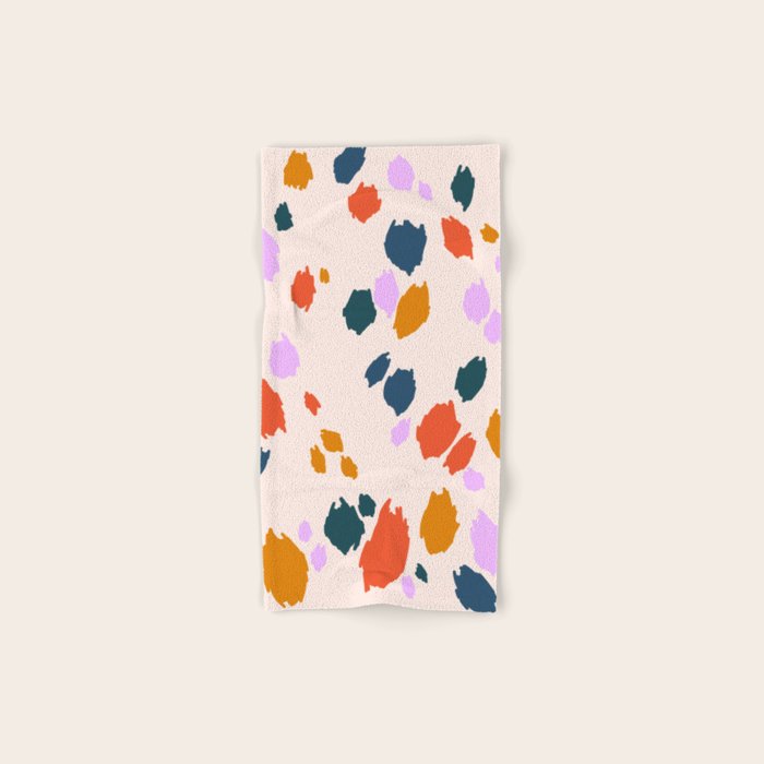 Rainbow Animal Print  Bath Towel Gallery Image 1