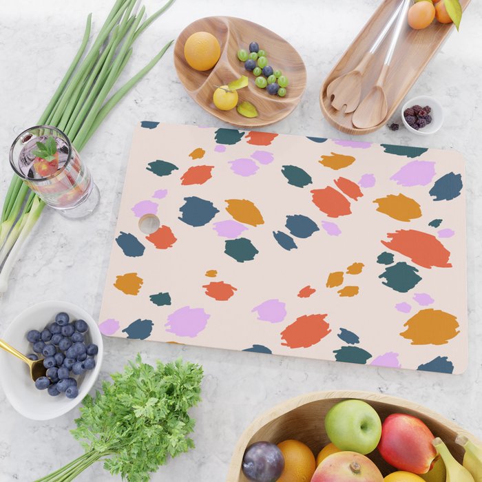 Rainbow Animal Print  Cutting Board Gallery Image 2