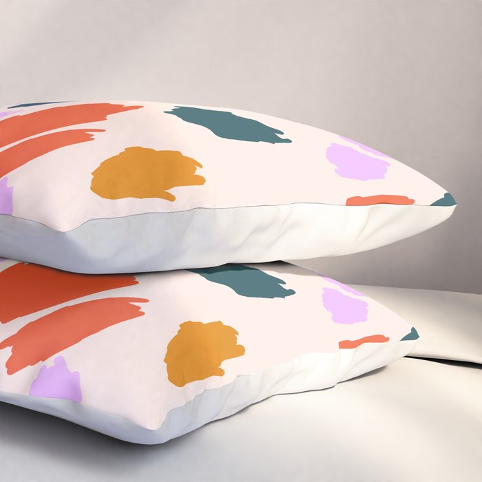 Rainbow Animal Print  Pillow Sham Gallery Image 3