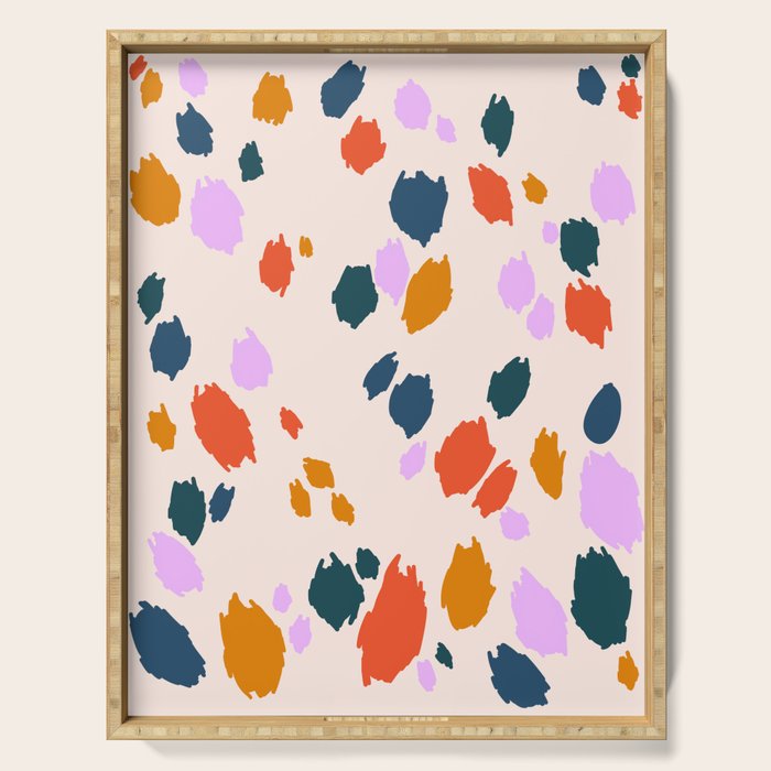 Rainbow Animal Print  Serving Tray Gallery Image 1