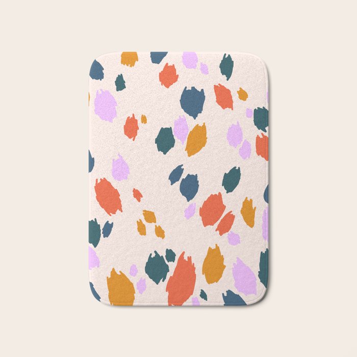 Rainbow Animal Print  Bath Mat Gallery Image 1