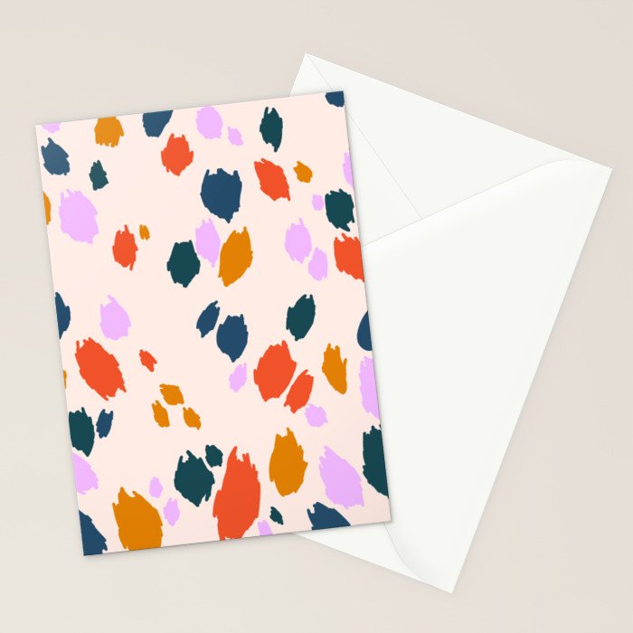 Rainbow Animal Print  Stationery Card Gallery Image 2