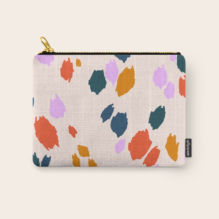 Rainbow Animal Print  Carry All Pouch Gallery Image 1