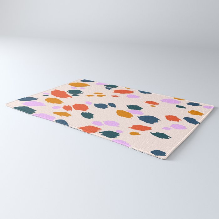 Rainbow Animal Print  Rug Gallery Image 3