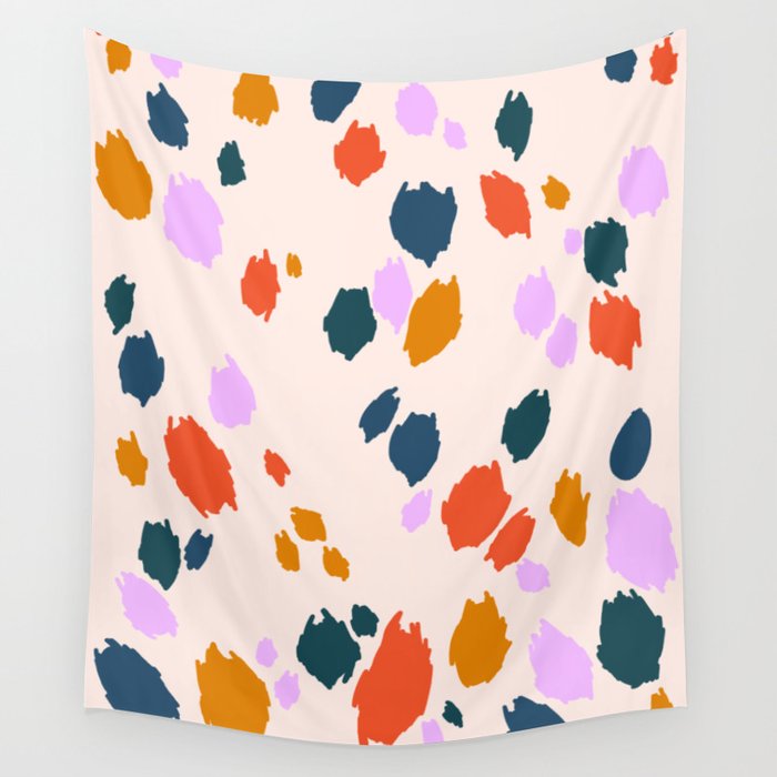 Rainbow Animal Print  Wall Tapestry Gallery Image 4