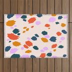 Rainbow Animal Print  Outdoor Rug Gallery Image 1