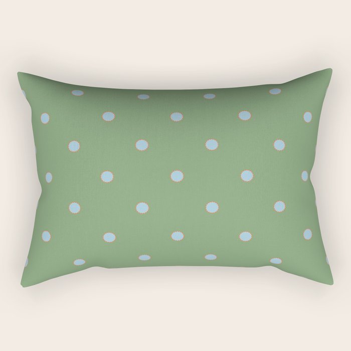 Heirloom Dot - Heritage Pattern Rectangular Pillow Gallery Image 1