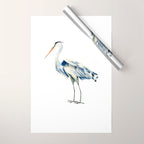 Blue Heron  Wrapping Paper Gallery Image 1