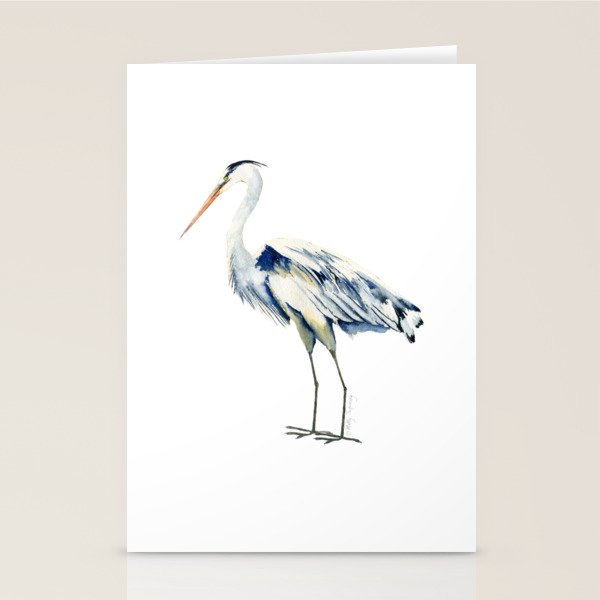 Blue Heron  Stationery Card Gallery Image 2