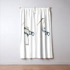 Blue Heron  Window Curtain Gallery Image 3