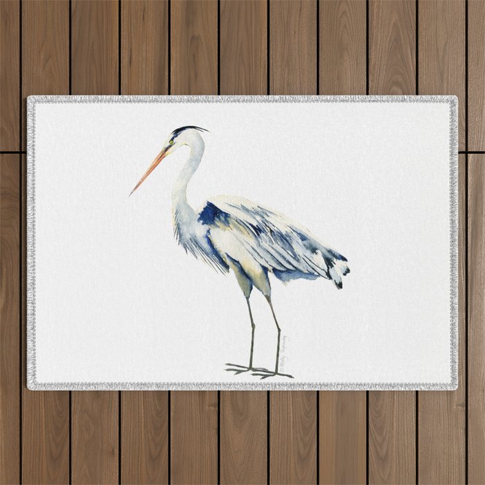 Blue Heron  Outdoor Rug Gallery Image 1