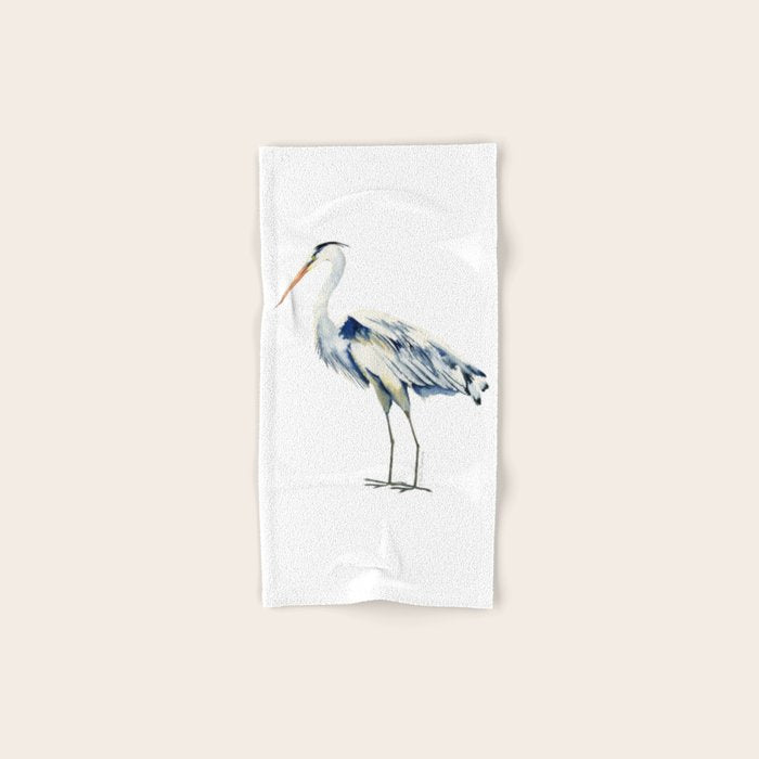 Blue Heron  Bath Towel Gallery Image 1