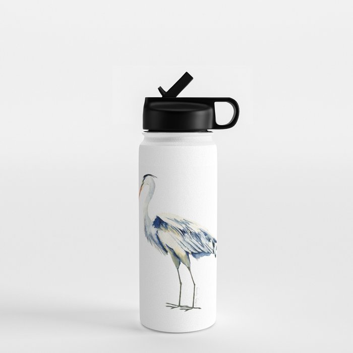 Blue Heron  Water Bottle Gallery Image 1