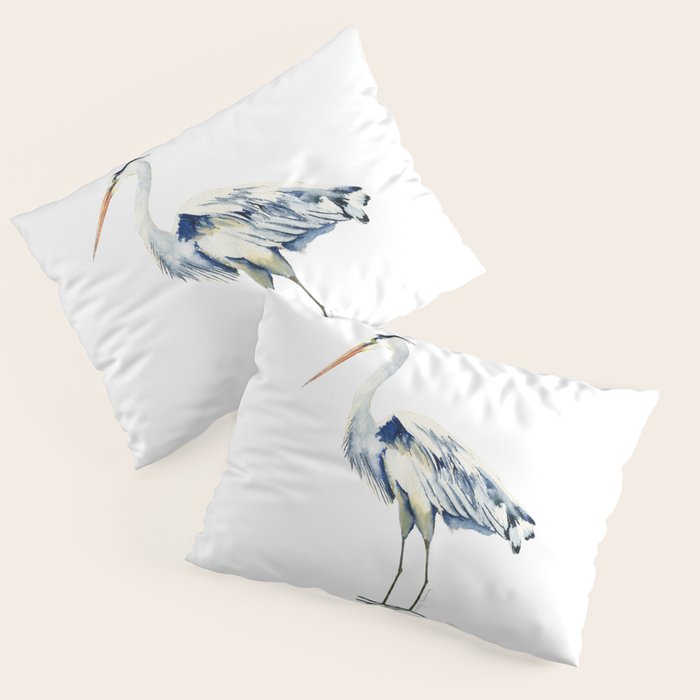 Blue Heron  Pillow Sham Gallery Image 1