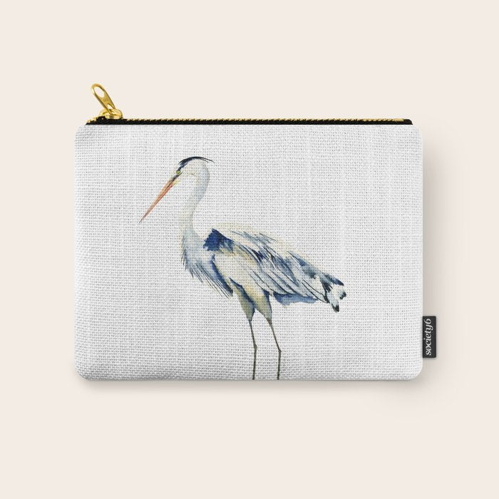 Blue Heron  Carry All Pouch Gallery Image 1