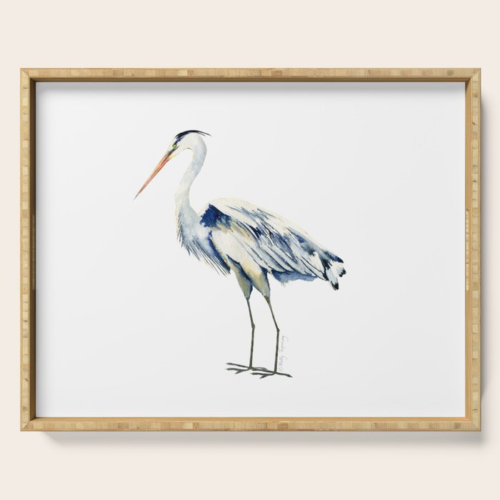 Blue Heron  Serving Tray Gallery Image 1