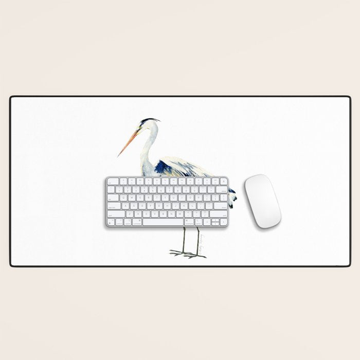 Blue Heron  Desk Mat Gallery Image 1