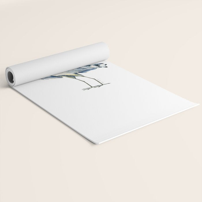 Blue Heron  Yoga Mat Gallery Image 2