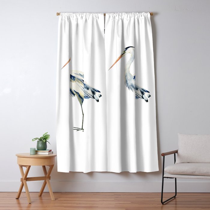 Blue Heron  Window Curtain Gallery Image 5