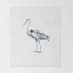 Blue Heron  Throw Blanket Gallery Image 2