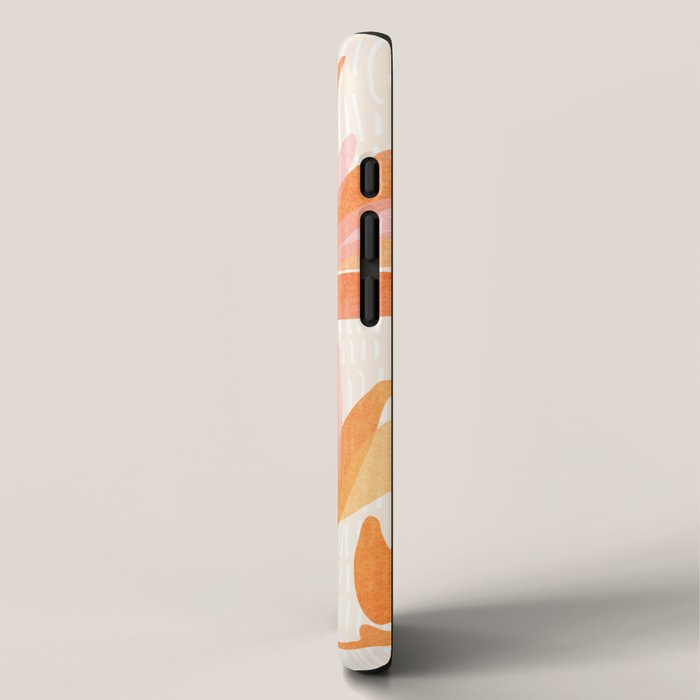 Earthy Pastel Floral Illustration iPhone Case Gallery Image 2