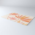 Earthy Pastel Floral Illustration Rug Gallery Image 3