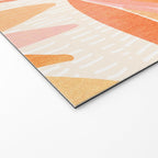 Earthy Pastel Floral Illustration Welcome Mat Gallery Image 2