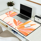Earthy Pastel Floral Illustration Desk Mat Gallery Image 2