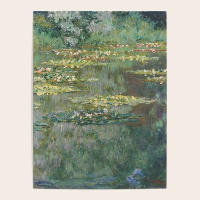 Water Lily Pond Claude Monet Poster Gallery Image 4