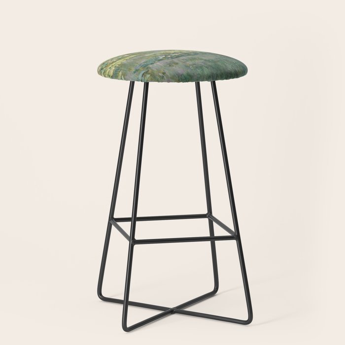 Water Lily Pond Claude Monet Stool Gallery Image 1