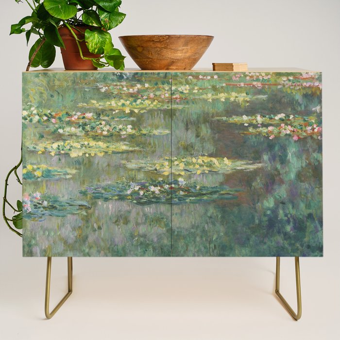 Water Lily Pond Claude Monet Credenza Gallery Image 1