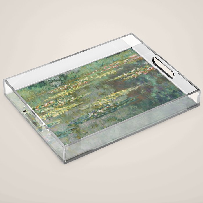 Water Lily Pond Claude Monet Acrylic Tray Gallery Image 1