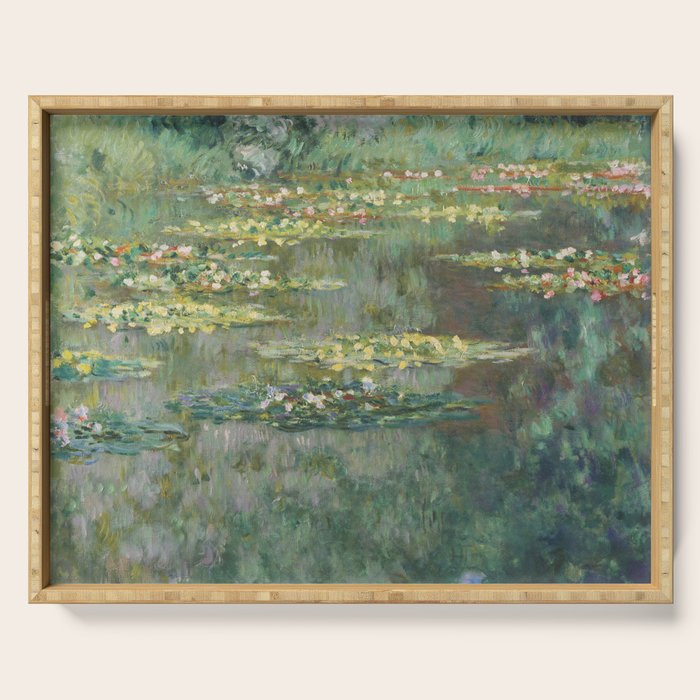 Water Lily Pond Claude Monet Serving Tray Gallery Image 1