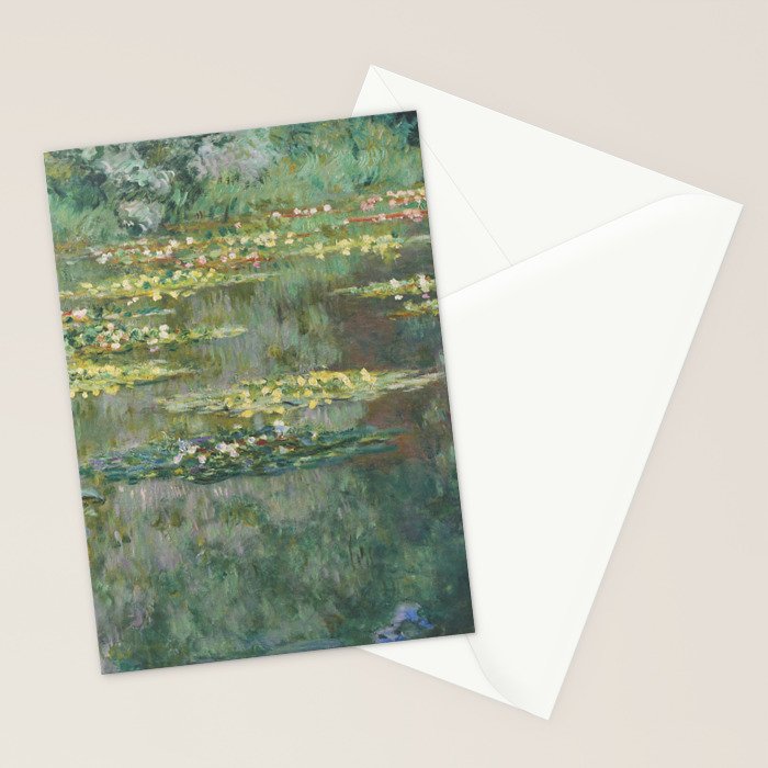 Water Lily Pond Claude Monet Stationery Card Gallery Image 2