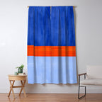 Blue Sport Window Curtain Gallery Image 5