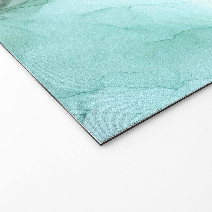 Calm Nature Inspired Abstract Flow Landscape Painting Welcome Mat Gallery Image 2
