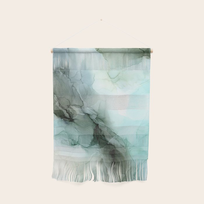 Calm Nature Inspired Abstract Flow Landscape Painting Wall Hanging Gallery Image 1