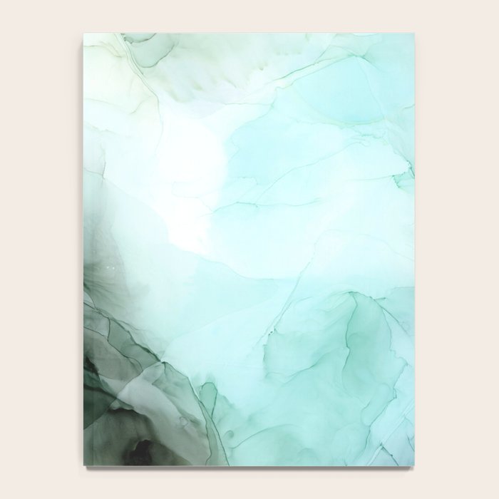 Calm Nature Inspired Abstract Flow Landscape Painting Notebook Gallery Image 4