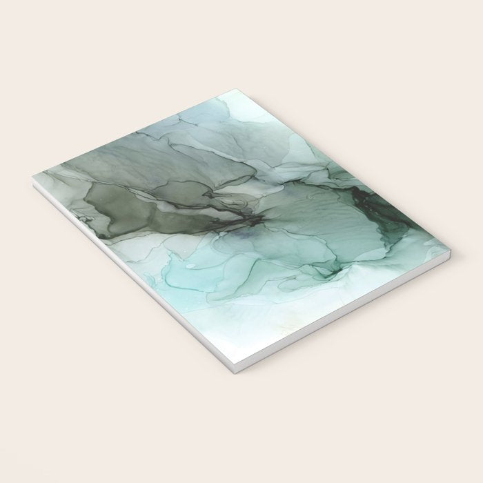 Calm Nature Inspired Abstract Flow Landscape Painting Notebook Gallery Image 3