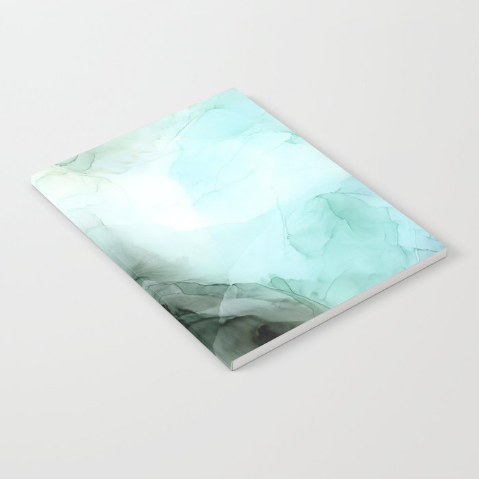 Calm Nature Inspired Abstract Flow Landscape Painting Notebook Gallery Image 1