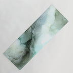Calm Nature Inspired Abstract Flow Landscape Painting Yoga Mat Gallery Image 1