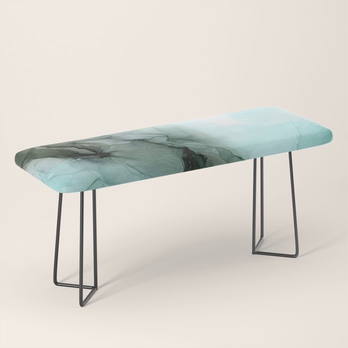 Calm Nature Inspired Abstract Flow Landscape Painting Bench Gallery Image 1
