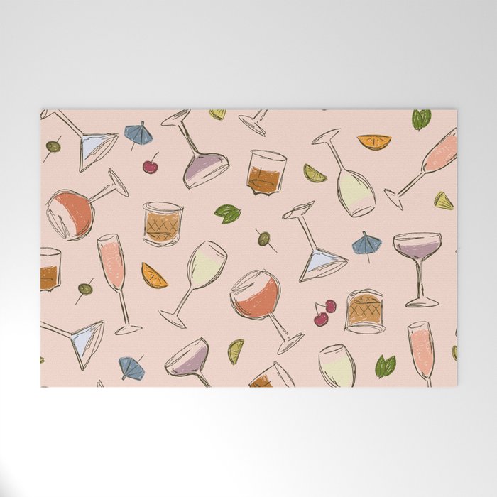 Cocktail O Clock Welcome Mat Gallery Image 1