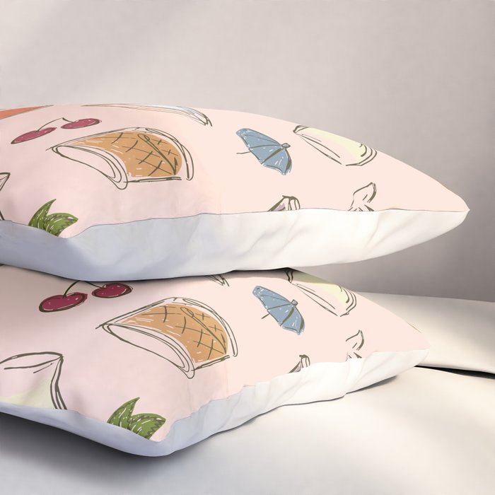 Cocktail O Clock Pillow Sham Gallery Image 3